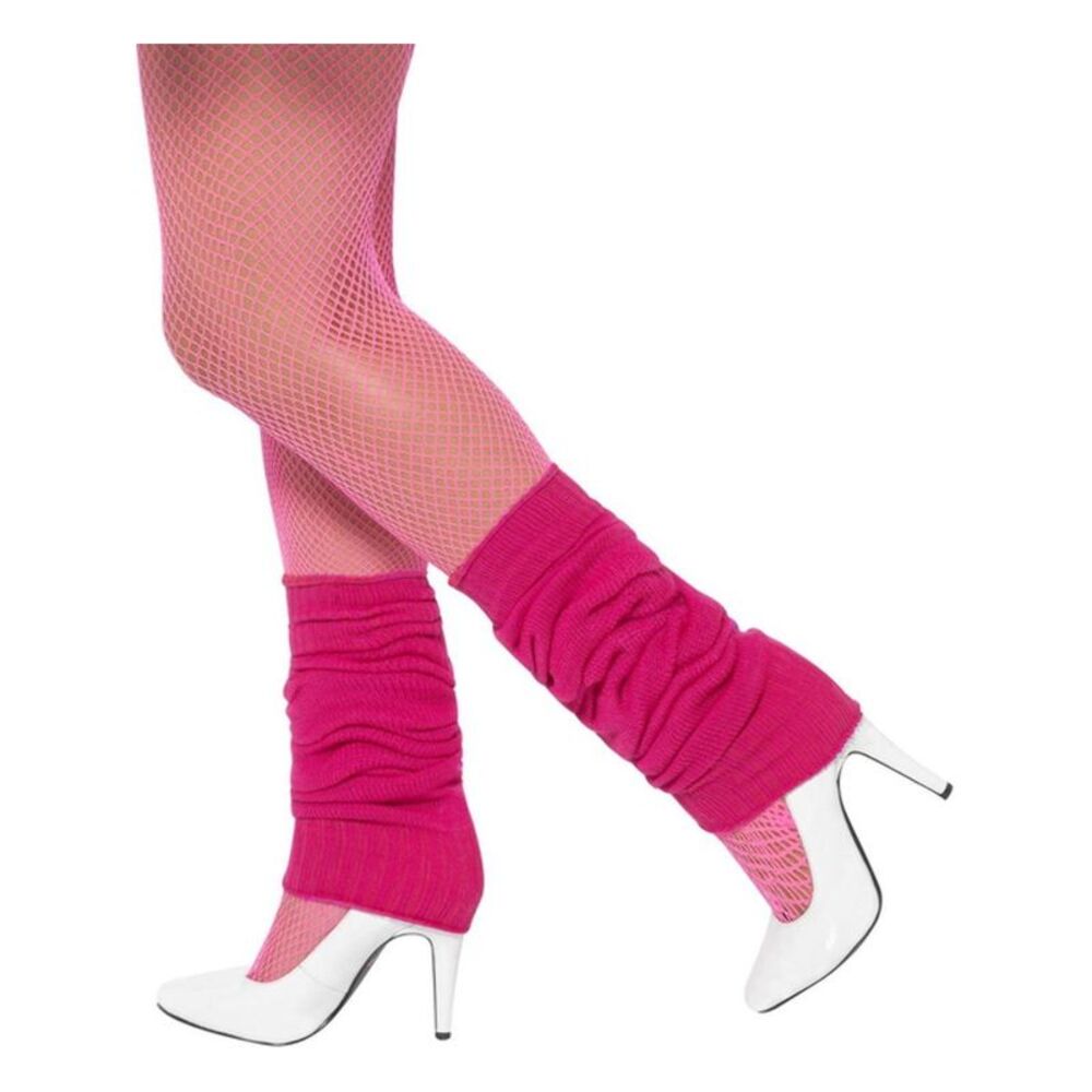 Smiffys Unisex Adult Costume Legwarmers / Hot Pink